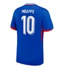 Club francese set completo 24 25 maglie da calcio Benzema Giroud Mbappe Griezmann Saliba Pavard Kante Maillot de Foot Equipe Maillots Kit Kit Women Men Shirt Football Shirt