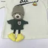 Luxury Baby Tracksuits Child Summer Suit Kids Designer Kläder Storlek 90-140 cm Stickad nallebjörn Design Boys T-shirts och Shorts 24 April