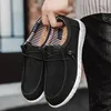 Casual Shoes Męskie mokasyny lekkie wygodne płócienne rozciąganie mokdziw