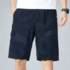 Mens Camo Shorts Elastic Waistband Casual Cargo Shorts Hiking Running Male Clothes Athletic Plus Size Y2K Knee Short Pants 240416