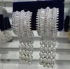 Dangle Earrings Missvikki Luxury Fashion For Women Wedding Daily Party Show Pendientes Trendy Geometric Cubic Zircon High Quality