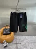 Été Nouveaux hommes Femmes Couple élastique taille verte Logo Lettre imprimé concepteur Coton Shorts Pantalon Longueur Mlxlxxl3xl4xl5xl