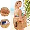 Caminhadas de tração Bolsa de malha de praia de natação Ladies ombro ombro de deslocamento de grande capacidade para armazenamento portátil bolsa multifuncional elegante