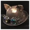 Boinas femininas steampunk bowler chapéu retrô lolita lady patch engrenagem copos de capa de topo chapéus fedora chapéus cosplay billycock noivo