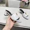 Multi Colors Echte lederen dia's 5 cm dikke hiel muilezels sandalen kalfsleer kwaliteit luxe designer schoenen dames maat 35 tot 41 42 43