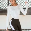 Cloud Hide Long Sleeve Sports Cover-up Women Gym Shirt Yoga Top Fiess T-shirts Running Workout Bra Cover Up Home Sportswear