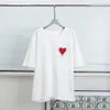 French Brand Fashion Designer AMIS T-shirts Summer 100% Cotton Korea Moda Camise