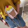 Abendtaschen 2024 Fashion Ice Cream schöne süße Damen Handtaschen Schulter Tag Clutches Damen Crossbody Messenger Bag Klappe