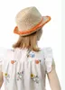 Berets 202402-Gaoda-British Drop Summer Natural Raffia Grass Colored Lady Panama Fedoras Cap Women Jazz Hat