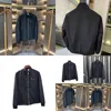 Mens Leather Faux Coat Designer Jacket karat kedja broderad brev stativ krage bombplan mode gata slitage storlek m-3xl drop leverans dhkiw