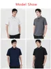 Summer Men Shirt Polo Cirlt Classic Short Sleeve Tee respirável Rápida de nylon de seda de nylon pólo de seda Men Golf T-shirt Plus Tamanho 8xl 240417