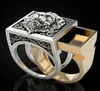 ALLAGES DE MARIAGE LIEMJEE PERSONNALITÉ LION SKULL RING CRÉATIVE BOX INVISIBLE BOX RACKIR BIJOUR POUR LES MENS FEMMES DÉPARTIONS NAMOUR CHARM Gift A5992787