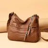 Schoudertassen Crossbody voor vrouwen van hoge kwaliteit PU lederen messenger tas meisjes 2024 vrouwelijke portemonnee en handtassen