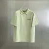 Camisetas masculinas designer de verão masculino Men moda moda de moda pura colar