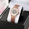 Armbanduhr Roségold weißes Zifferblatt Automatisch mechanisch wasserdichte Countdown -Datum Uhr Sapphire Glass Mirror Herrengeschenk