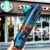 Garrafa de água 16oz Starbucks sereia térmica canecas A vácuo frascos de aço inoxidável copo caneca de caneca garrafa2155 L48
