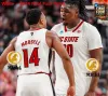 DJ Burns Jr. NC State Basketball 2024 Final Four Jersey 23 Mohamed Diarra 0 Dj Horne 34 Ben Middobrooks 2 Kam Woods Niestandardowe szwy NC State Wolfpack Jerseys