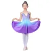 Stage Wear Girls Women Ballet Dress Purple Strap Tutu Skirt Childr Adult Pengpeng White Swan Dance Performance Costumes