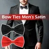 Forniture per feste papillon regolabile per uomini donne classiche accessori per matrimoni Bowtie per adulti multicolori