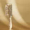 Fluffy Wide Teeth Air Cushion Combs Scalp Massage Hair Brush Hollow Combs Women Girls Styling Wet and Dry Use for Hair Care 240407