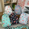 Backpack Floral Designer Nylon Female da viaggio femmina Borsa da viaggio Brackpacks per adolescenti Girls grande capacità BOOKBAG Mochila