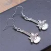 Dangle Earrings 1Pair Guitar Male Earring Materials Jewelry卸売フックサイズ18x19mm