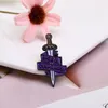 Brooches Purple Sword Camp Jupiter Lapel Pins For Women Girls Backpack Bag Clothes Birthday Jewelry Gift