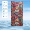 1 PC Boho Sandproof Absorbent Microfiber Beach Handduk - Lätt snabb torkning för simning av campingyoga och strand utomhus 240415