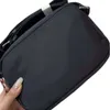 B Familieheren en dames casual draagbare nylon tas veelzijdige grote capaciteit bedrukte camera enkele schouder crossbody