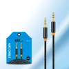 Auto Car Audio Audio Video Aux Cable Cable Kabel 1m Nylon Line Cord Audio Line Cord For 3.5mm Jack Devices