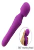 Huvudmassager silikon kraftfulla trollstav massagers 10 vibrerande lägen USB Big Massaging Magic Vibrators for Back Legs Sport Recover7310164