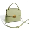 어깨 가방 플랩 가방 여성용 2024 Spring Bolsas Crossbady Bolsos Mujer Gold Buckle Square Sac de Femme