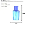 Fragrance 6/15pcs High-end 50ml Empty Perfume Spray Bottle Glass Sprayer Cosmetic Container Fragrance Atomizer Portable Travel Packaging L49