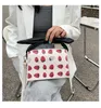 Bag Simple Small Bags 2024 Spring/Summer Trendy Fashion Women's Messenger Textured Single Shoulder Square