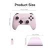 Topi 8BITDO Ultimate 2,4G Controller wireless Alps Switch controller per PC Steam Deck e iPhone Android TV