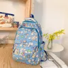 Backpack Female Cartoon Print Book Bag Fashion Women Cute Leisure School Girl Boy Graffiti Laptop Lady Travel College Trendy