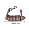 Collari per cani Horse Lead Rope Frease intrecciato intrecciato in lega di trazione pesante per asini di bestiame cani grandi cani pony