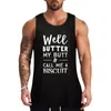 Heren tanktops goed boter mijn buand noem me een koekje topkleding gewoon t-shirt man gym