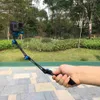 Selfie monopods anordsem aluminium tillbehör 360 grader rotera vikbar pol/monopod för GoPro Hero 7/6/5/4/3+/3/sessionskameror för YI 4K Y240418