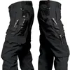 Pantalon de course pour la moto masculine à vélo de montagne Long Pant Men Sports Mtb Bicycle pantalon Pantalon Vwaterproof Cycling