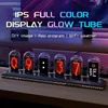 Nixie Tube Clock Glow Ips Color Screen Digital Diy Analog Desktop Decoration cadeau 240410