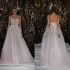 Мира Цвиллингер Свадебное платье 3D-фонарное аппликации с бусинками возлюбленные свадебные платья