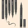 Combinaison d'ombre à paupières / revêtement noir Eyeliner rapide étanche liquide de longueur d'œil anti-huile dur