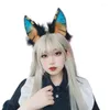 Party Supplies pannband Student Live Broadcast Hairband Wolf Ear Hair Hoop Färgglad