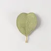 装飾的な花2.5-4cm/24pcs天然植物乾燥した圧倒されたユーカリの葉乾燥葉の花の装飾爪芸術樹脂の葉の飾り