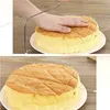 1pc 더블 라인 케이크 컷 슬라이서 조절 가능한 스테인레스 스틸 장치 케이크 장식 곰팡이 DIY 베이크웨어 주방 요리 도구