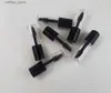 Mascara 50pcs 3ml Mascara Tube Empty Clear Plastic Sample Growth Liquid Cap Bottle Lip Gloss Refillable Small Lipgloss Eye Black Tubes L410