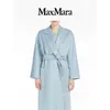 Cappotto da donna in cashmere designer mantello di moda maxmaras womens ludmilla accappatoio cashmere cappotto blu blu blu