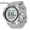 North Edge Aqua Men's Professional Diving Watch Scuba Diving NDL 200m hoogtemeter barometer kompas snorkelen horloges