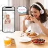 Ibaby M8L WiFiベビーモニターカメラ、オーディオ、睡眠追跡、モーションアラート、ワイヤレス360パン110チルト、温度センサー、1080pフルHDビデオ、ナイトビジョンサポート